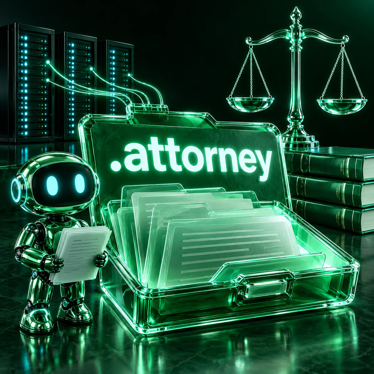 تصویر اختصاصی .attorney، ربات و سرورهای شبکه