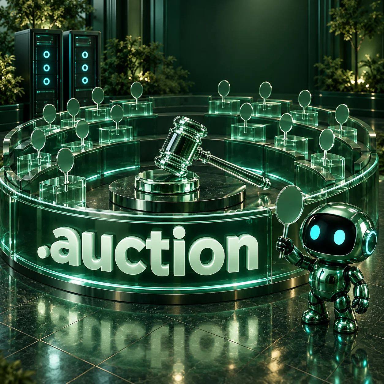 تصویر اختصاصی .auction، ربات و سرورهای شبکه