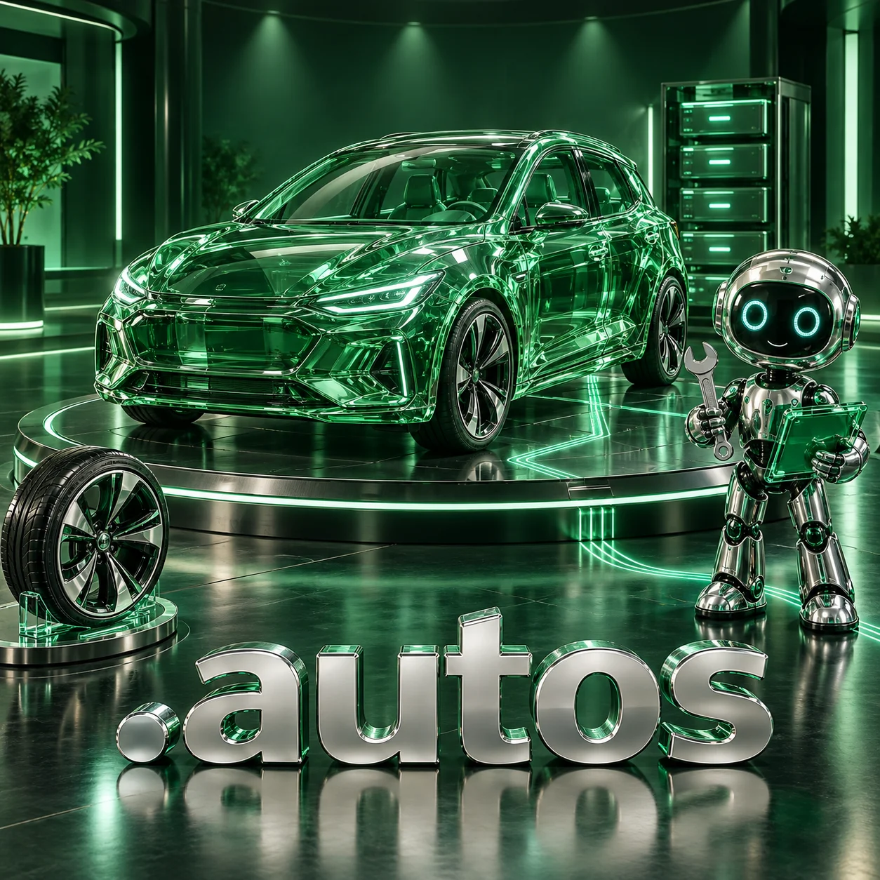 تصویر اختصاصی .autos، ربات و سرورهای شبکه