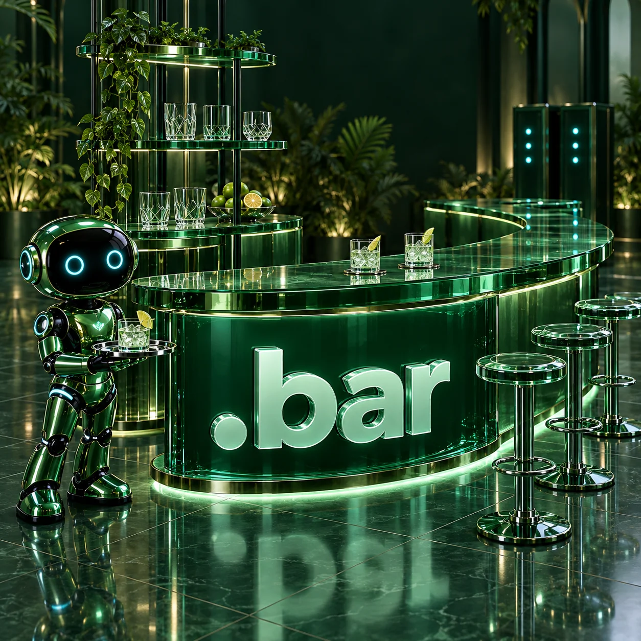 تصویر اختصاصی .bar، ربات و سرورهای شبکه