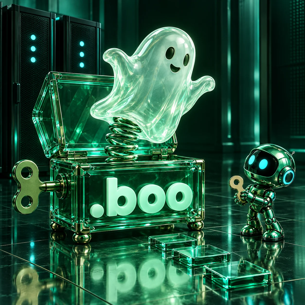 تصویر اختصاصی .boo، ربات و سرورهای شبکه