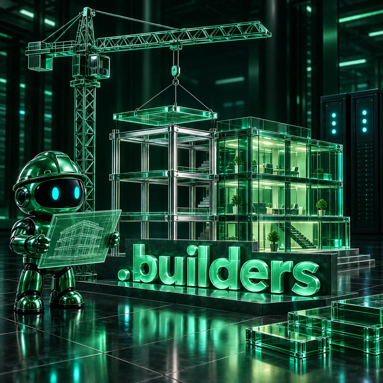 تصویر اختصاصی .builders، ربات و سرورهای شبکه