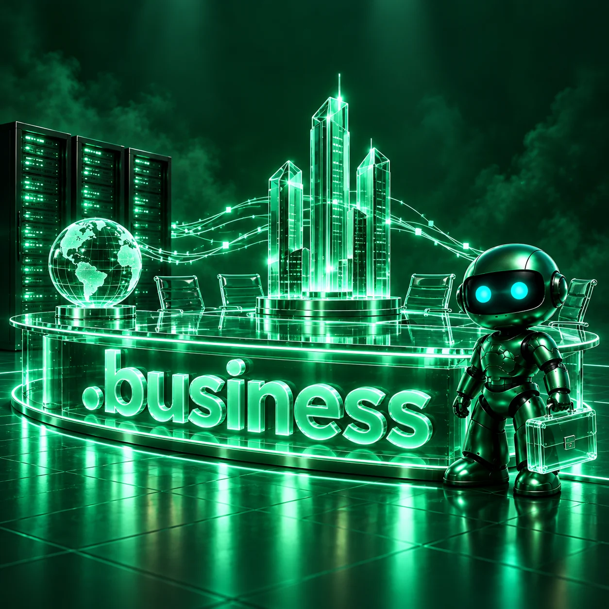 تصویر اختصاصی .business، ربات و سرورهای شبکه