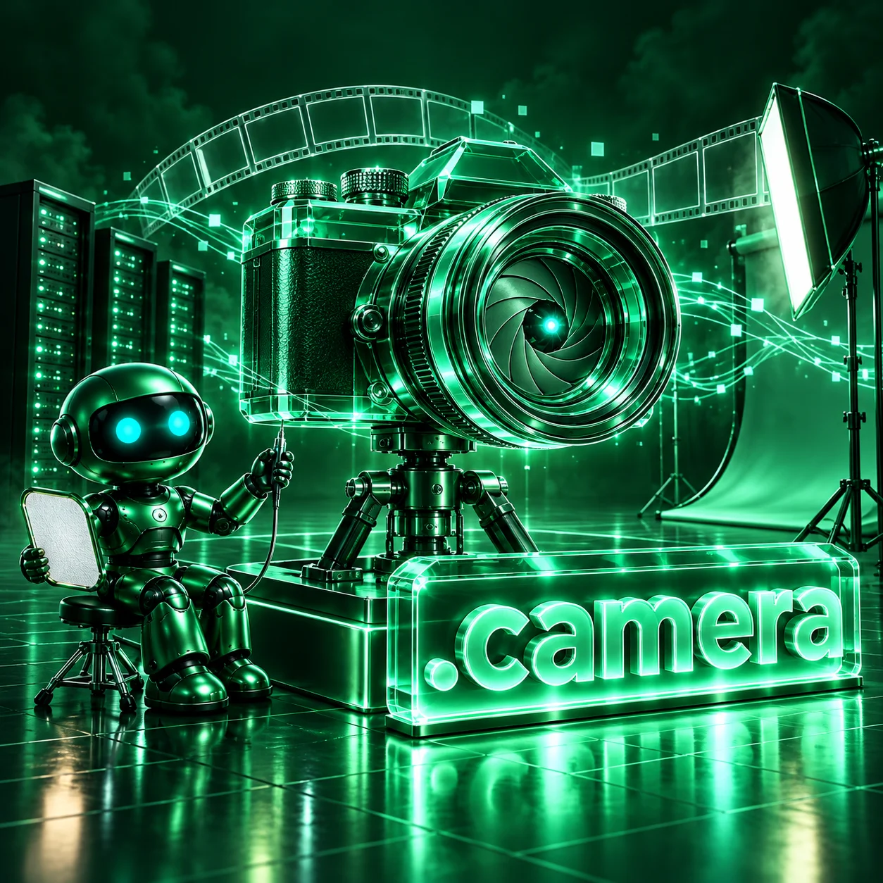 تصویر اختصاصی .camera، ربات و سرورهای شبکه