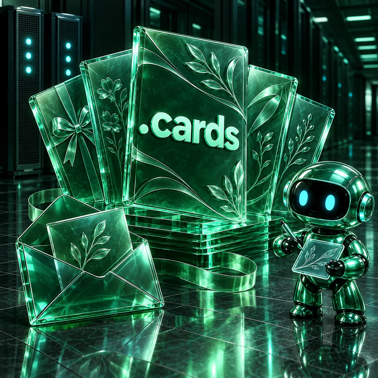تصویر اختصاصی .cards، ربات و سرورهای شبکه