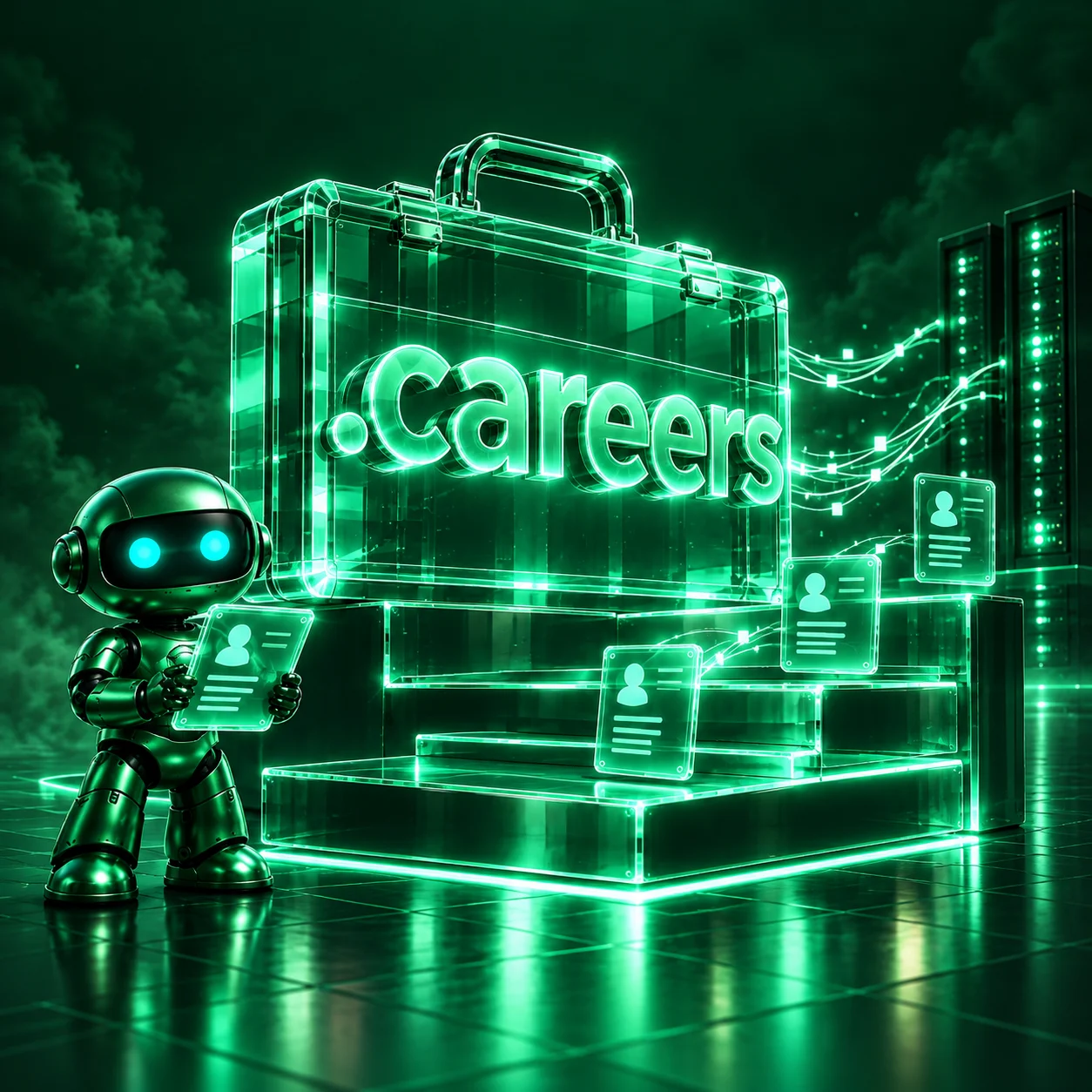 تصویر اختصاصی .careers، ربات و سرورهای شبکه