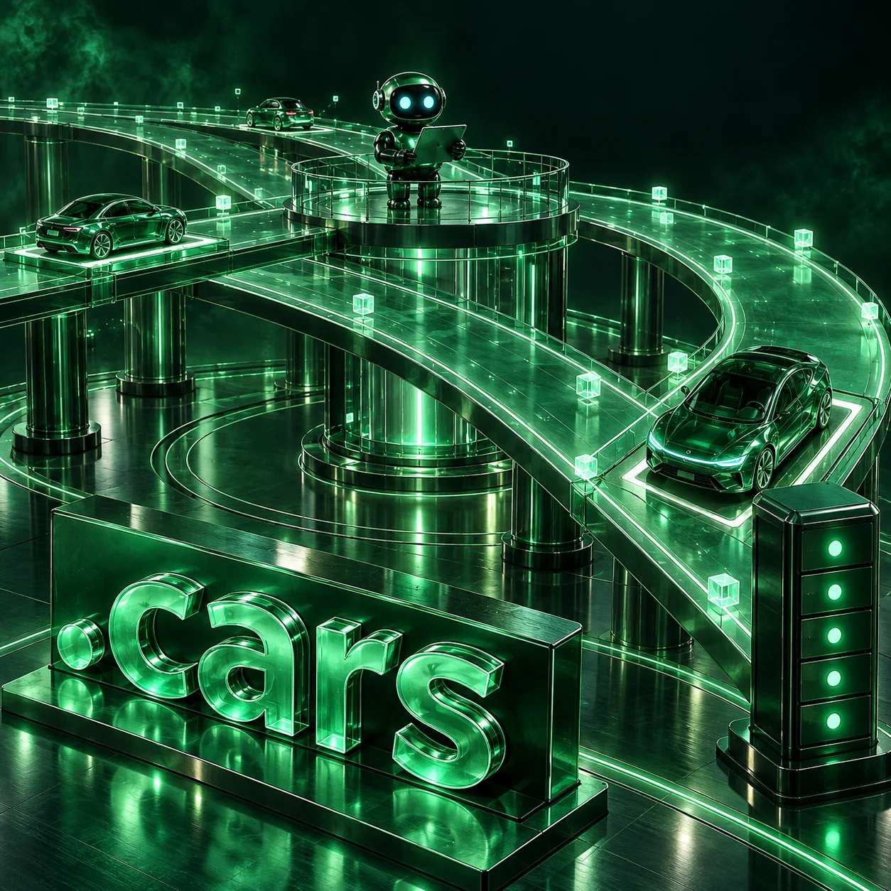 تصویر اختصاصی .cars، ربات و سرورهای شبکه