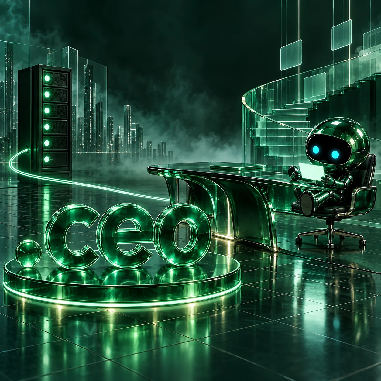 تصویر اختصاصی .ceo، ربات و سرورهای شبکه