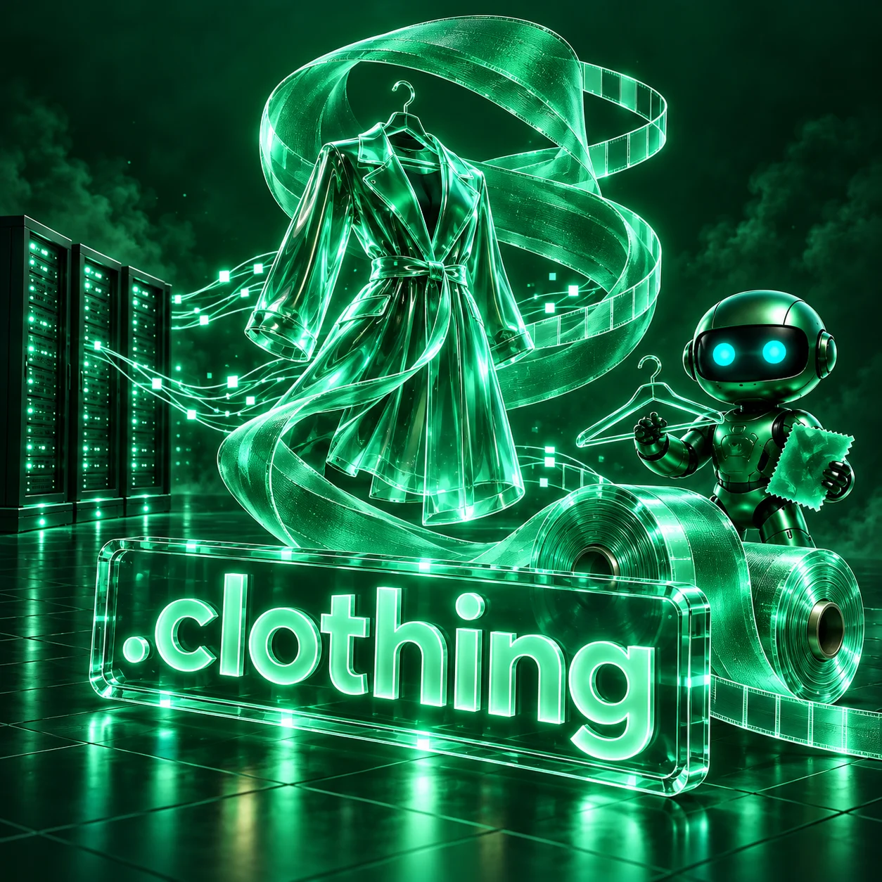 تصویر اختصاصی .clothing، ربات و سرورهای شبکه