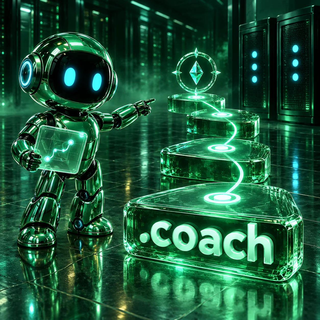تصویر اختصاصی .coach، ربات و سرورهای شبکه