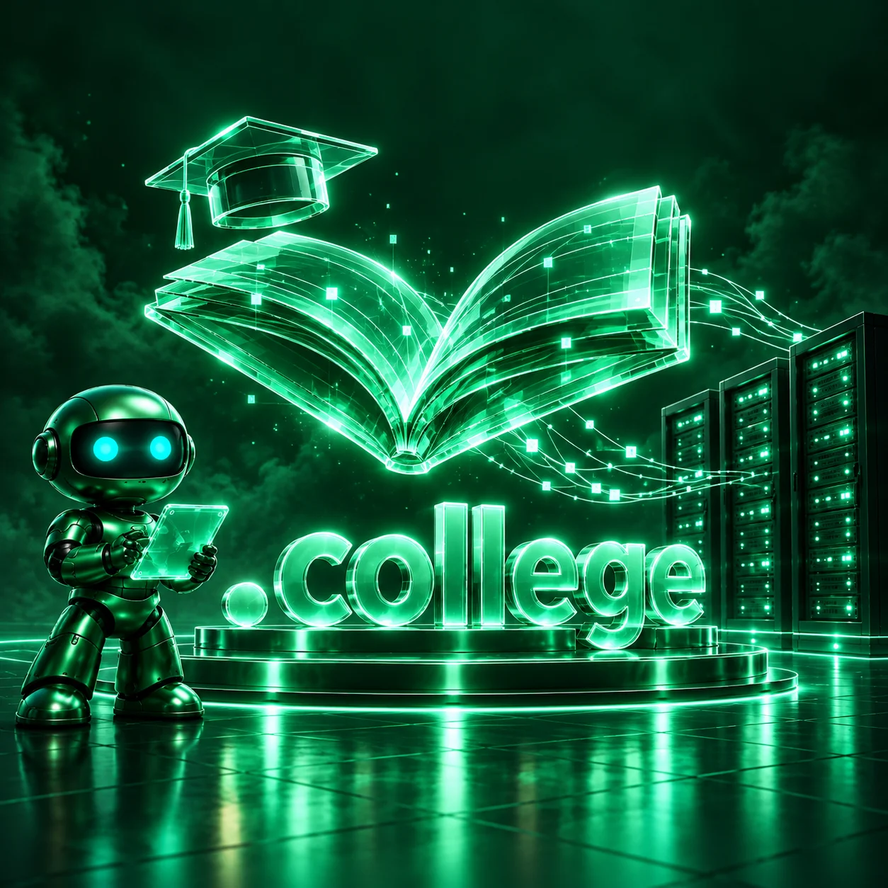 تصویر اختصاصی .college، ربات و سرورهای شبکه