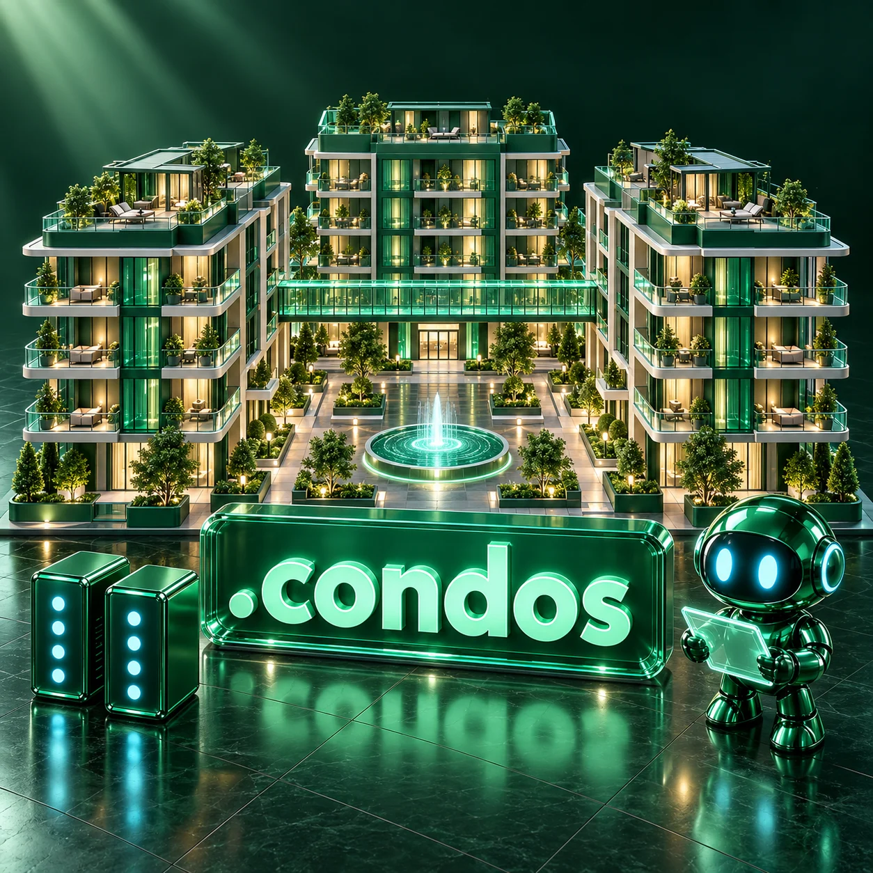 تصویر اختصاصی .condos، ربات و سرورهای شبکه