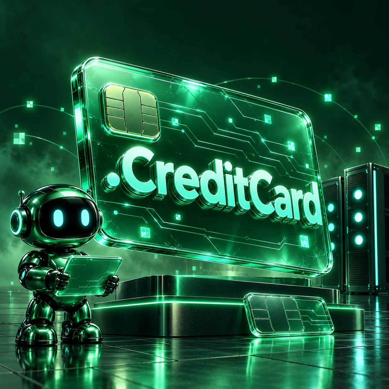 تصویر اختصاصی .creditcard، ربات و سرورهای شبکه