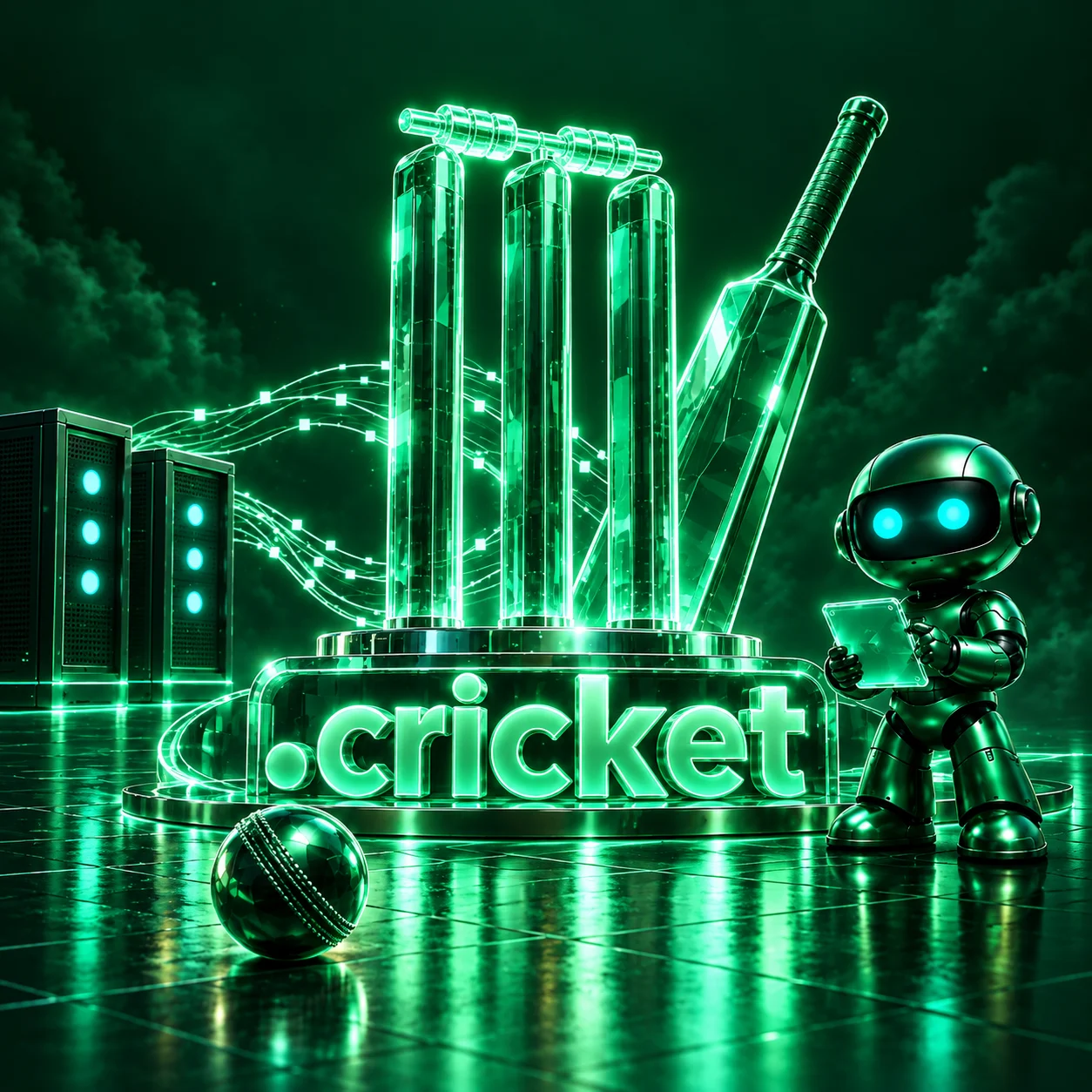 تصویر اختصاصی .cricket، ربات و سرورهای شبکه