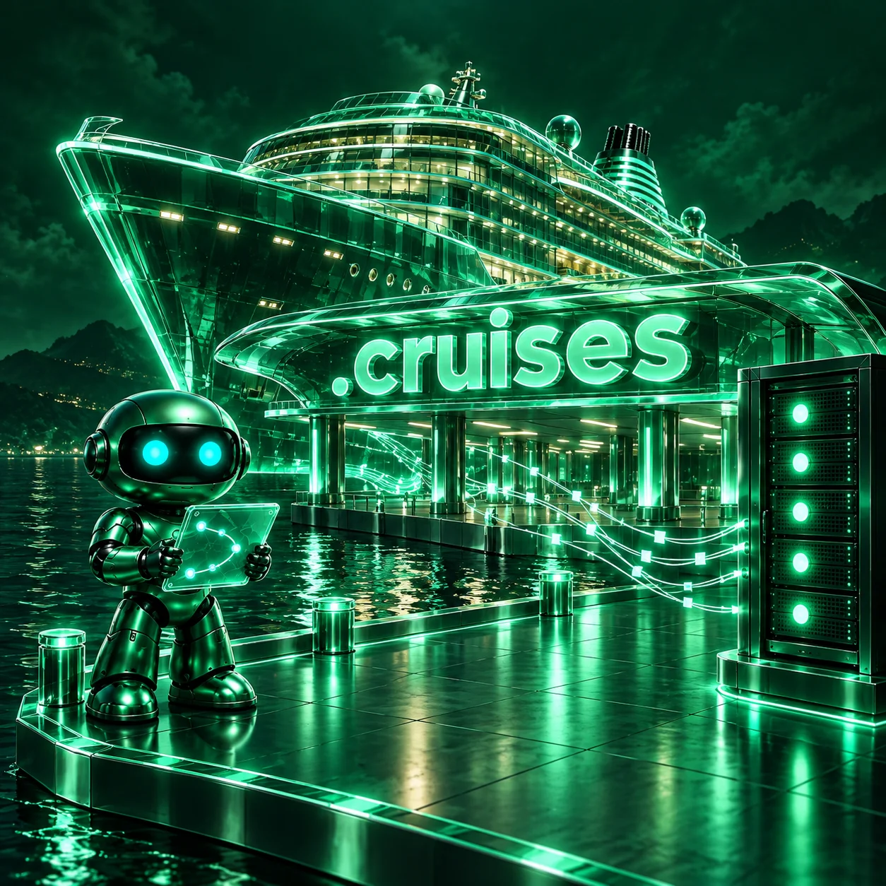 تصویر اختصاصی .cruises، ربات و سرورهای شبکه