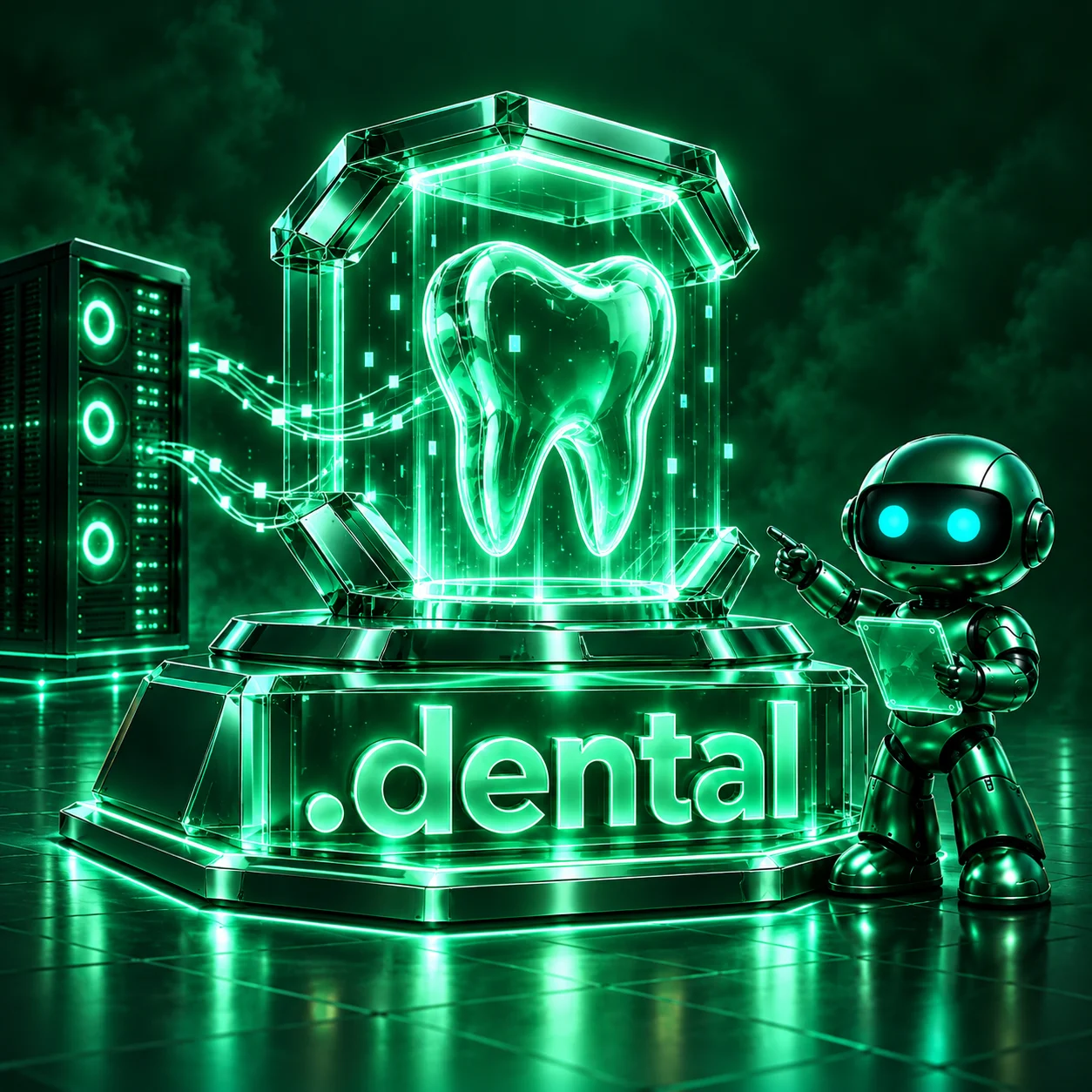 تصویر اختصاصی .dental، ربات و سرورهای شبکه