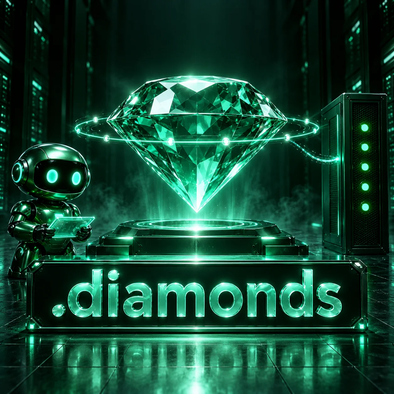 تصویر اختصاصی .diamonds، ربات و سرورهای شبکه
