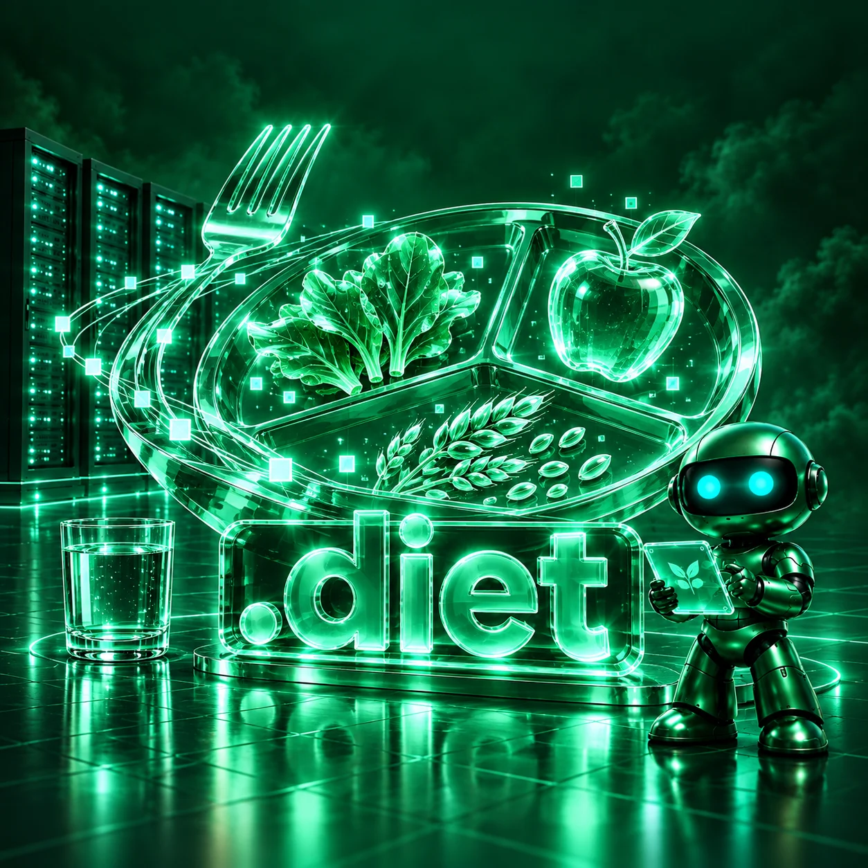 تصویر اختصاصی .diet، ربات و سرورهای شبکه