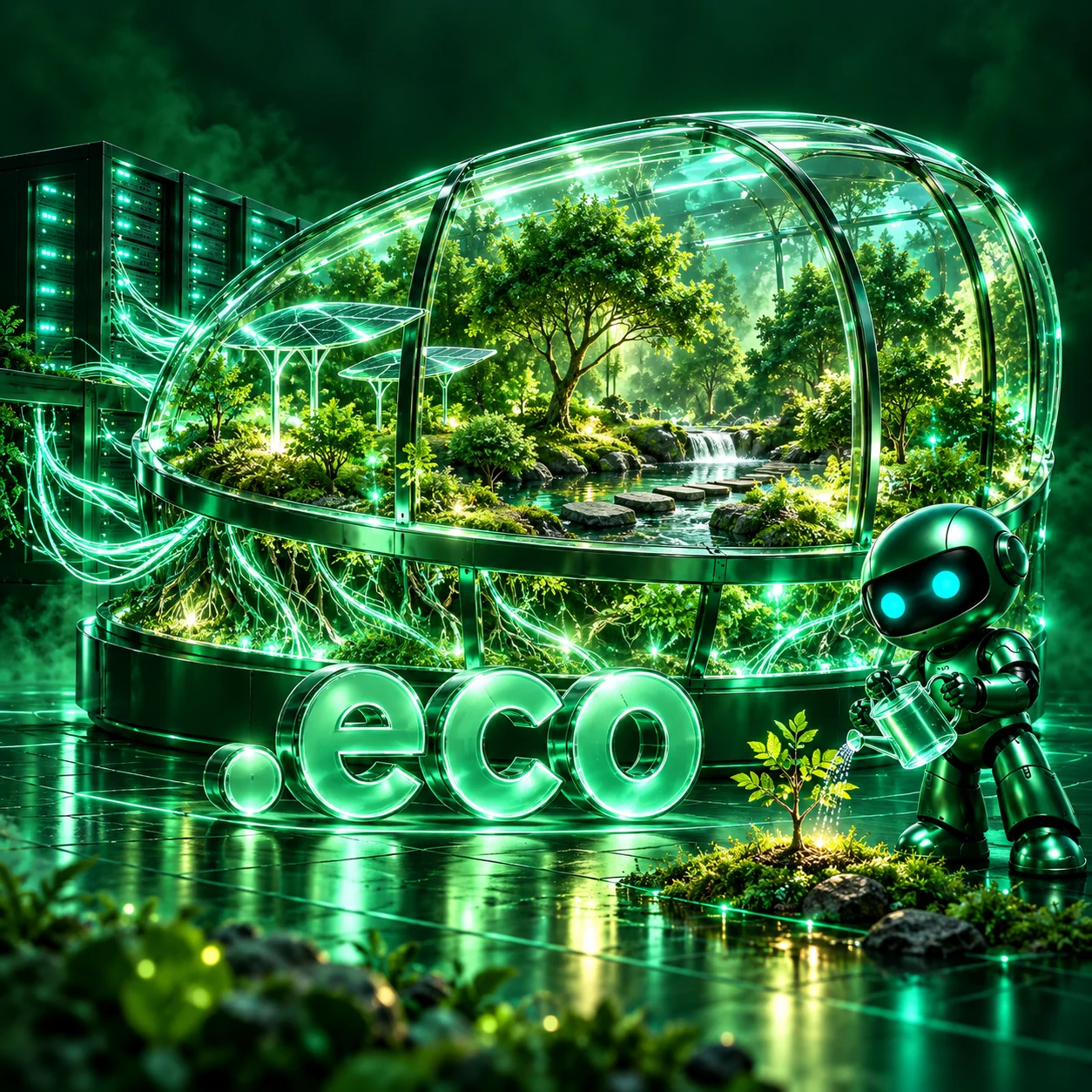 تصویر اختصاصی .eco، ربات و سرورهای شبکه