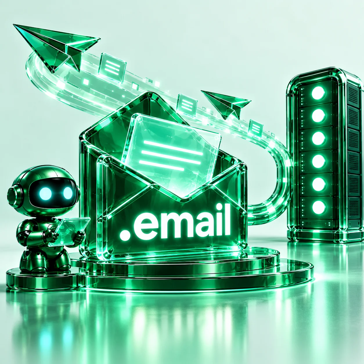 تصویر اختصاصی .email، ربات و سرورهای شبکه
