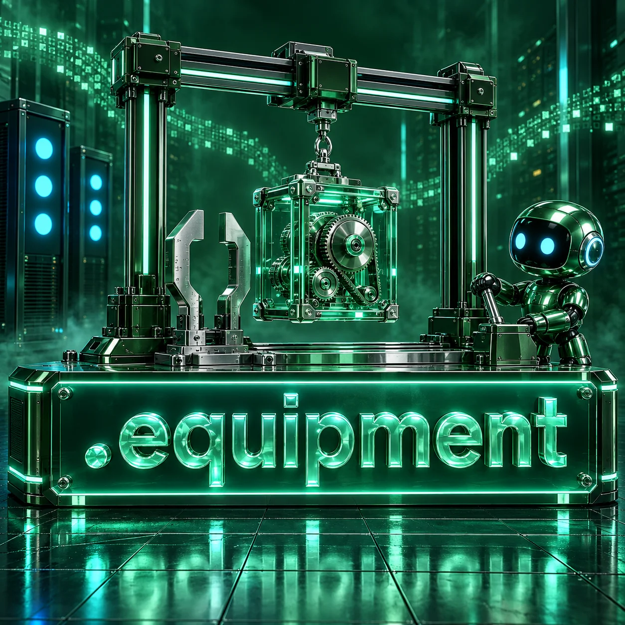تصویر اختصاصی .equipment، ربات و سرورهای شبکه