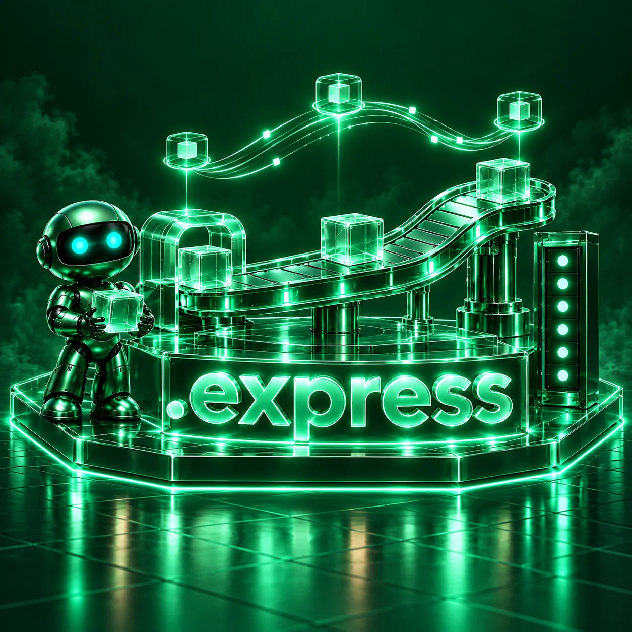تصویر اختصاصی .express، ربات و سرورهای شبکه