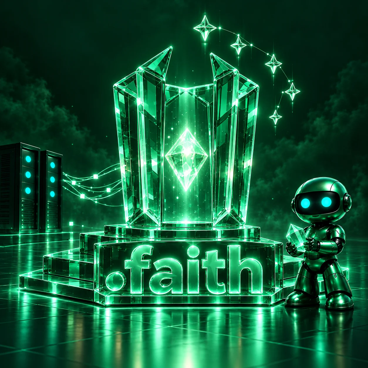 تصویر اختصاصی .faith، ربات و سرورهای شبکه