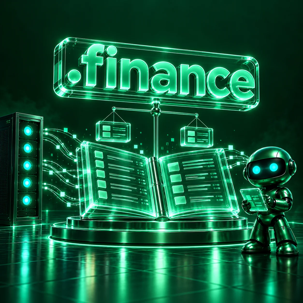 تصویر اختصاصی .finance، ربات و سرورهای شبکه