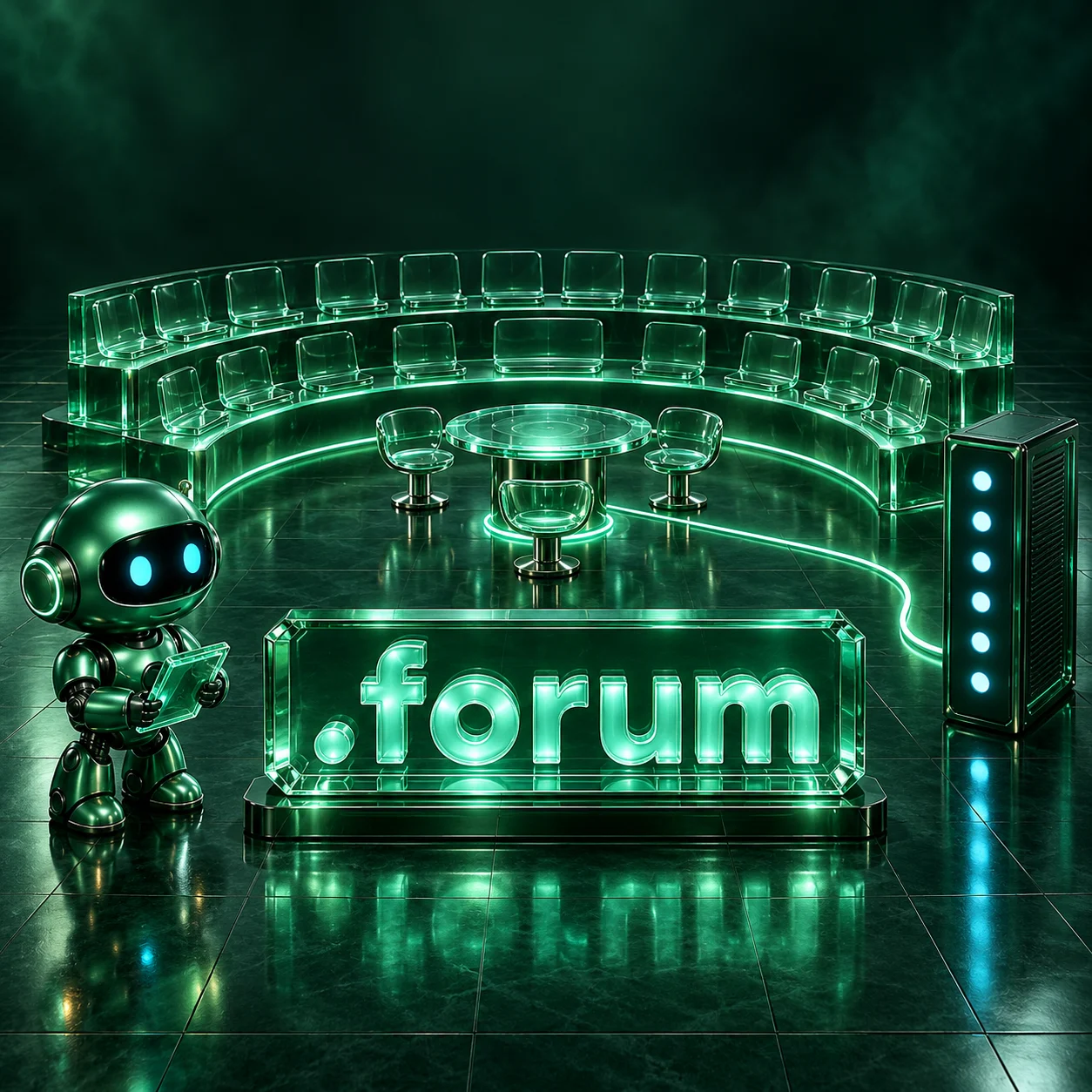 تصویر اختصاصی .forum، ربات و سرورهای شبکه