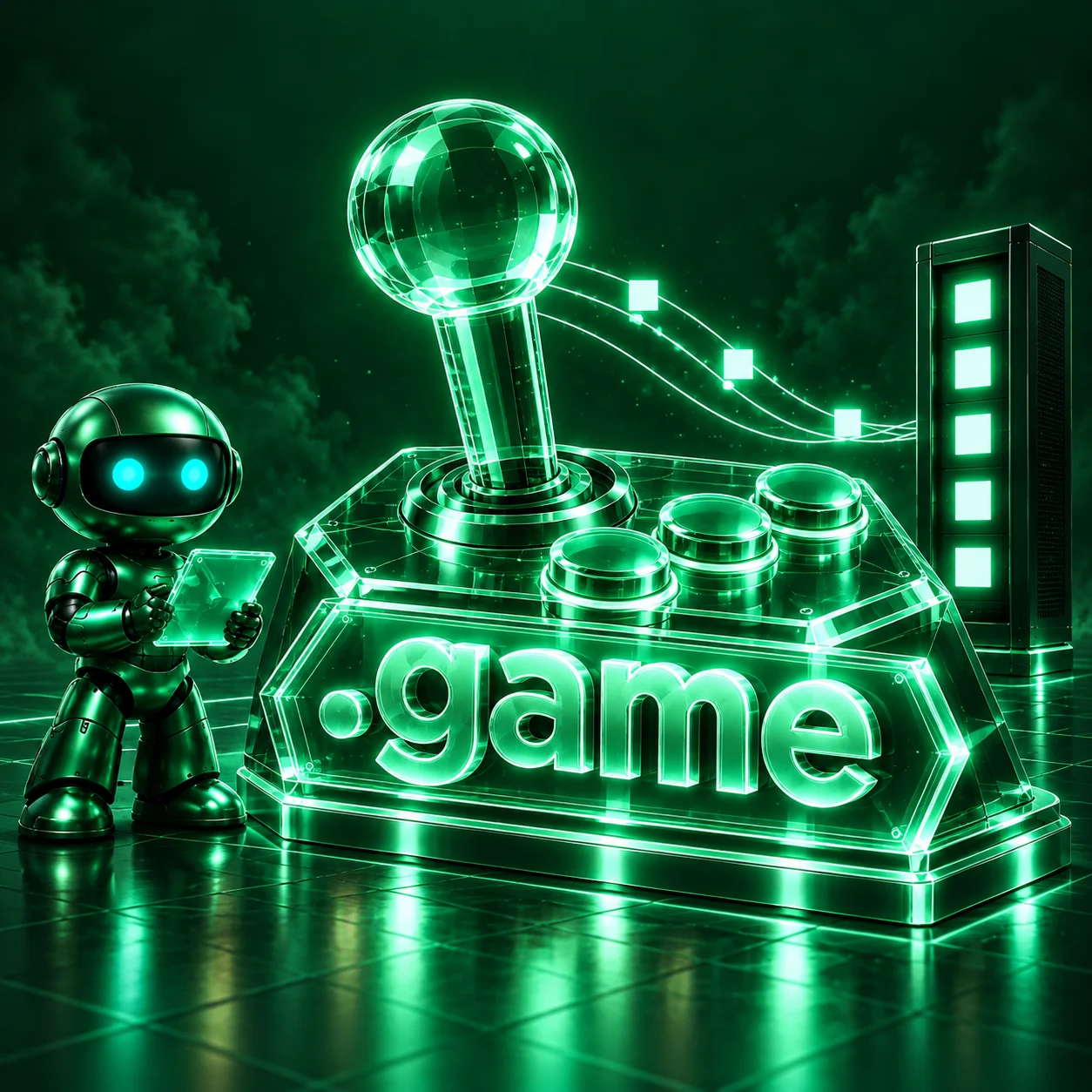 تصویر اختصاصی .game، ربات و سرورهای شبکه