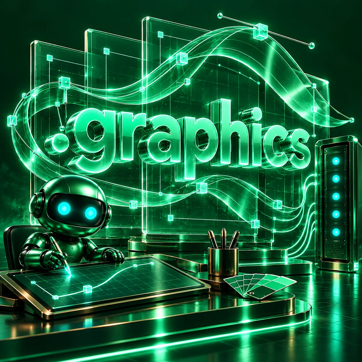 تصویر اختصاصی .graphics، ربات و سرورهای شبکه