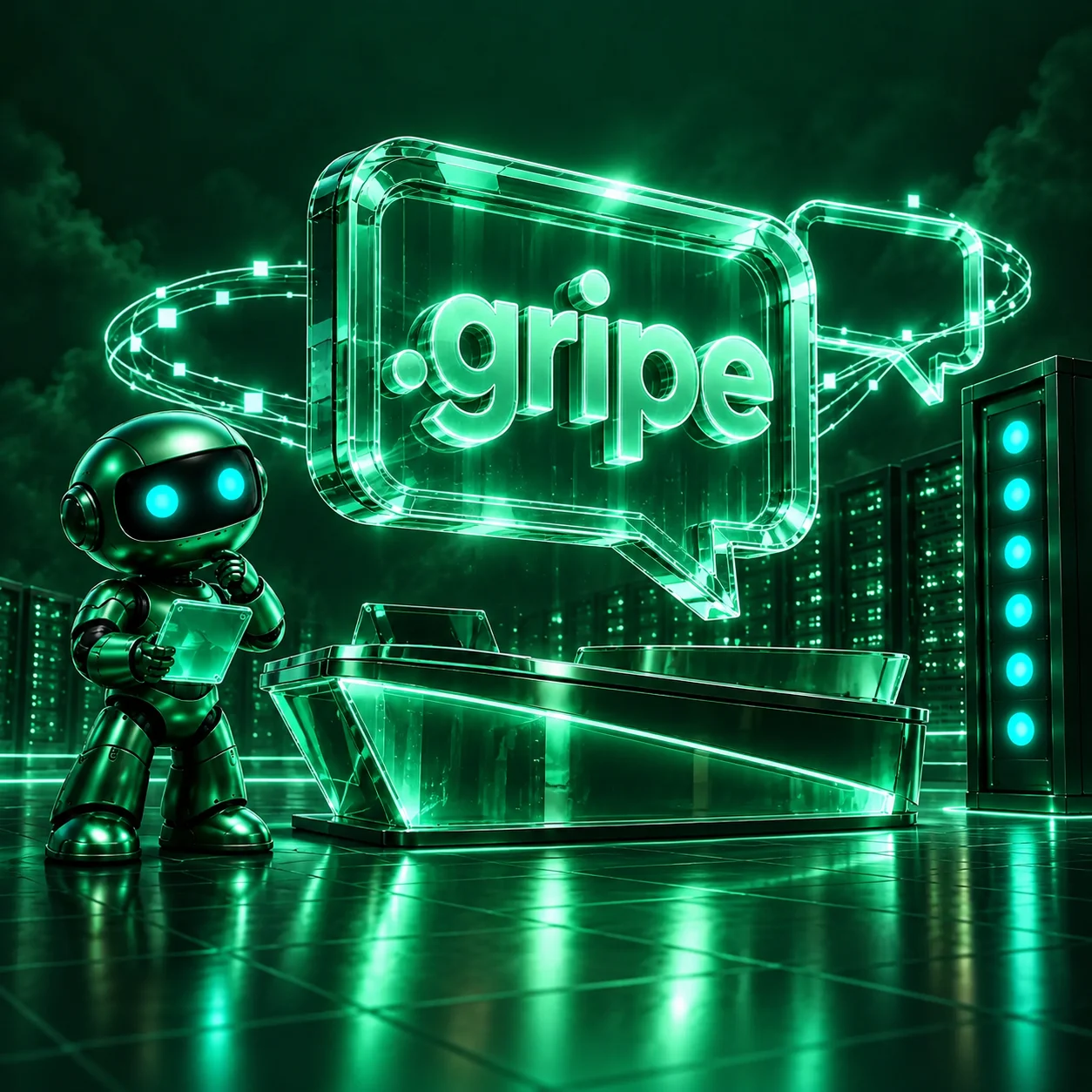 تصویر اختصاصی .gripe، ربات و سرورهای شبکه