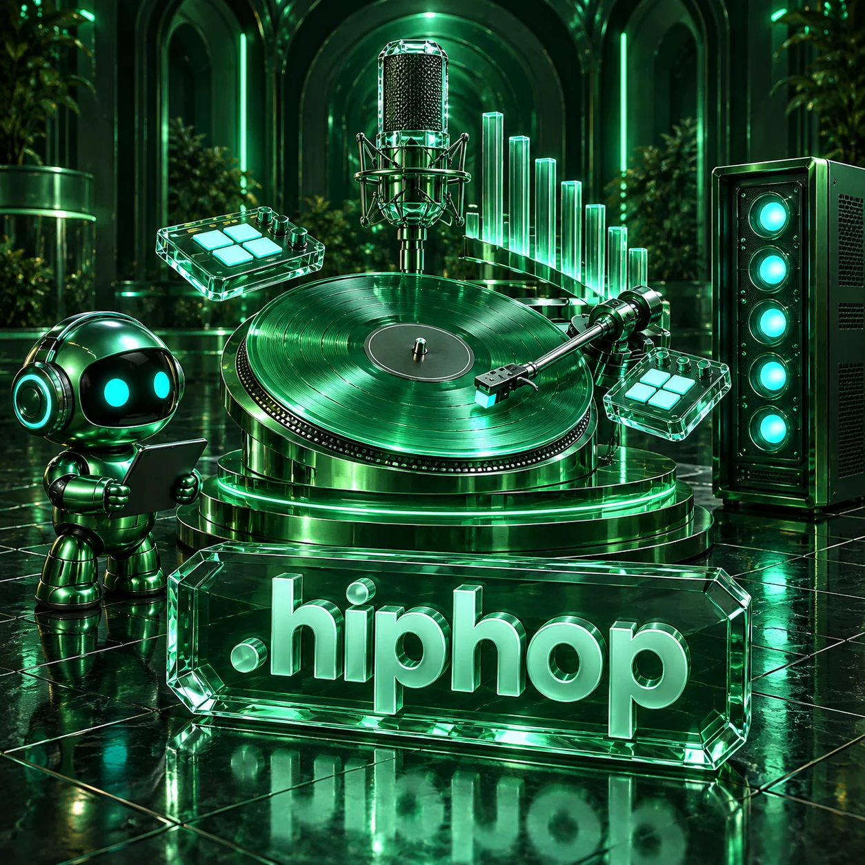 تصویر اختصاصی .hiphop، ربات و سرورهای شبکه