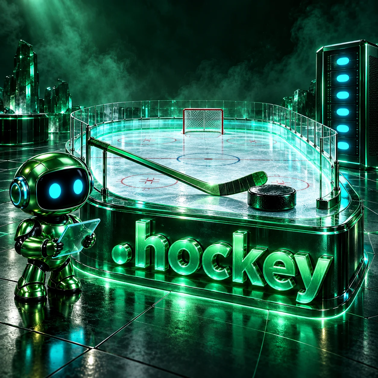 تصویر اختصاصی .hockey، ربات و سرورهای شبکه