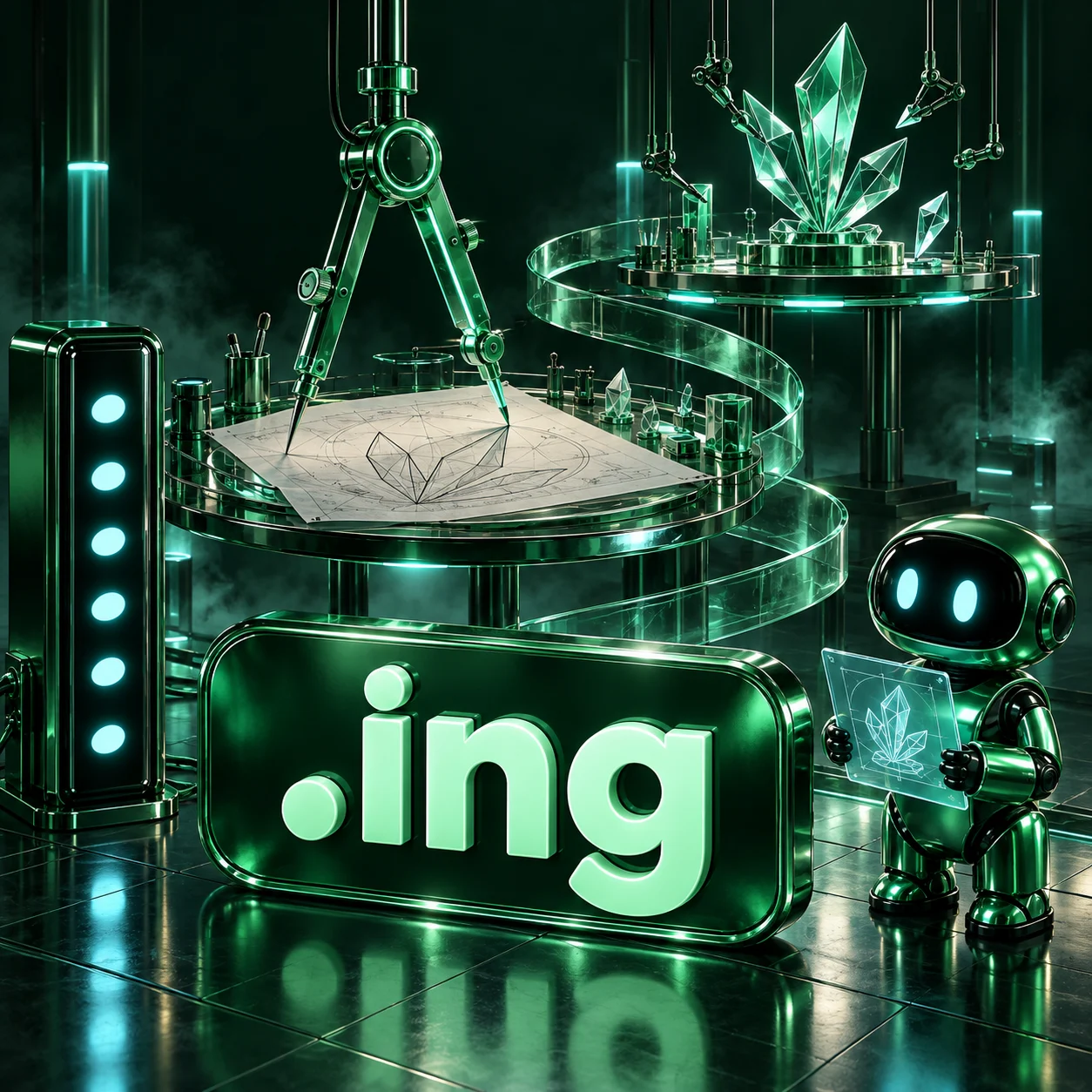 تصویر اختصاصی .ing، ربات و سرورهای شبکه