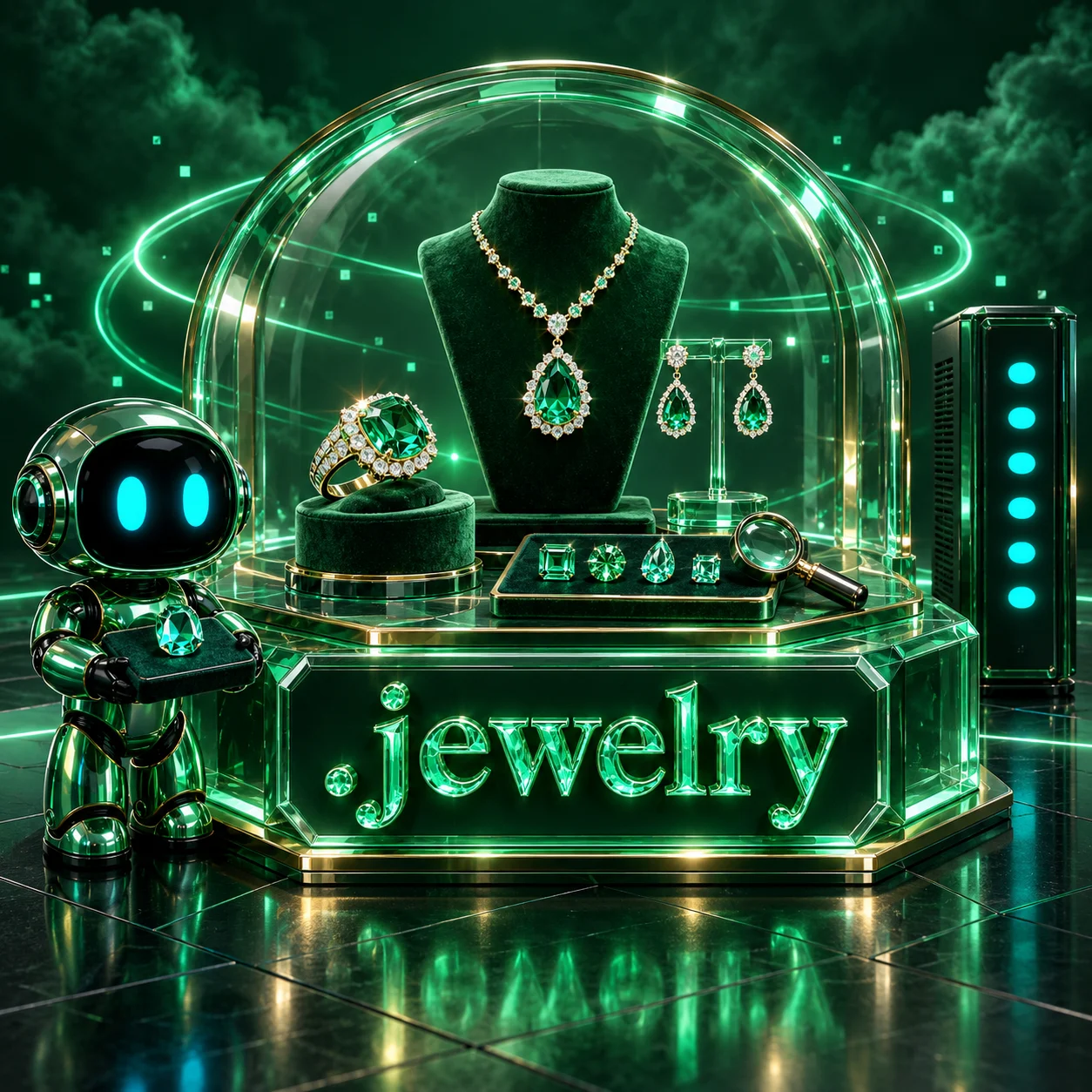 تصویر اختصاصی .jewelry، ربات و سرورهای شبکه