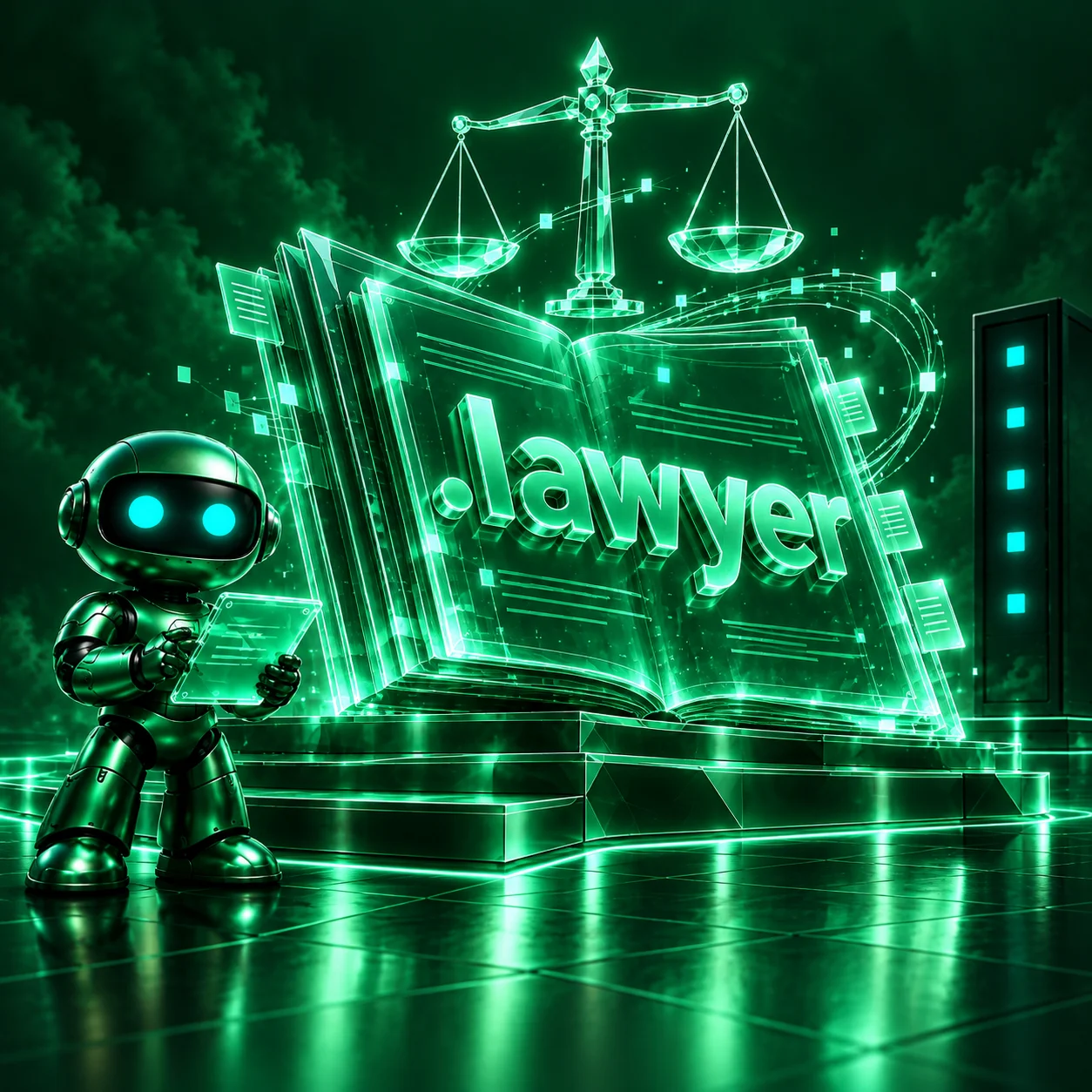 تصویر اختصاصی .lawyer، ربات و سرورهای شبکه