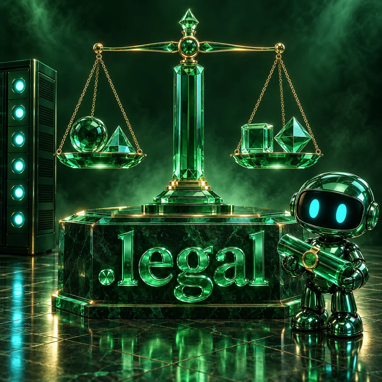 تصویر اختصاصی .legal، ربات و سرورهای شبکه