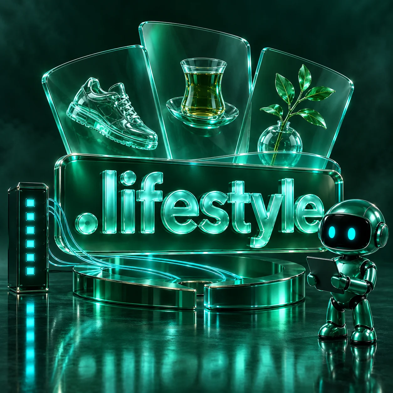 تصویر اختصاصی .lifestyle، ربات و سرورهای شبکه