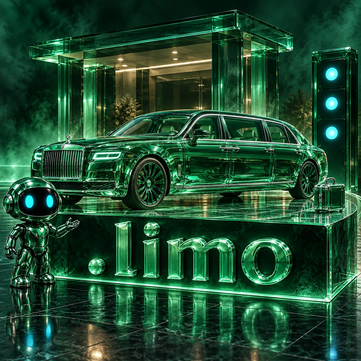 تصویر اختصاصی .limo، ربات و سرورهای شبکه