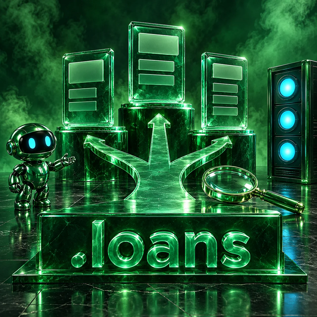 تصویر اختصاصی .loans، ربات و سرورهای شبکه