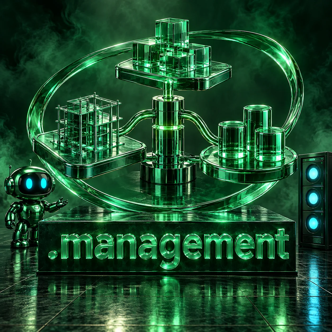 تصویر اختصاصی .management، ربات و سرورهای شبکه