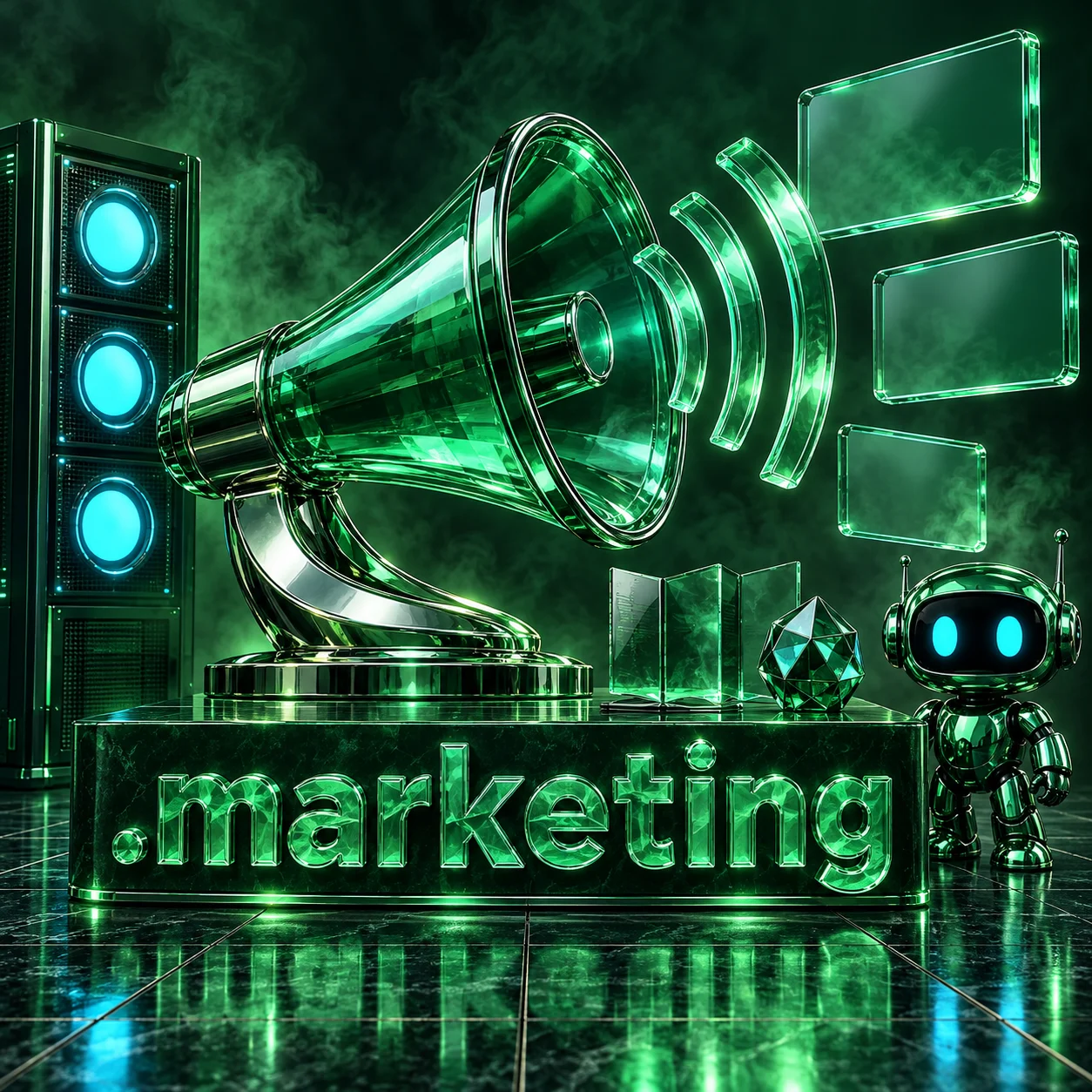 تصویر اختصاصی .marketing، ربات و سرورهای شبکه
