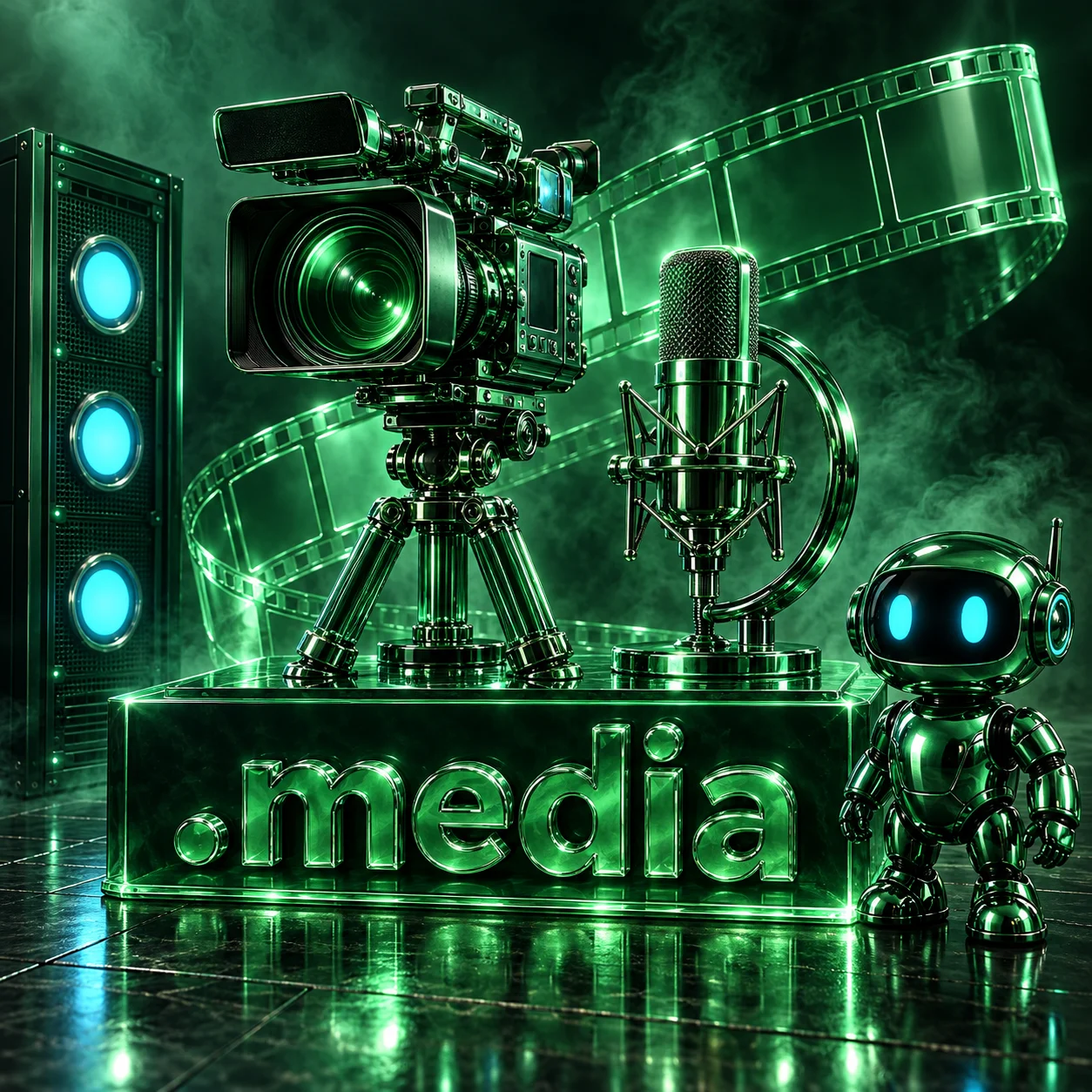تصویر اختصاصی .media، ربات و سرورهای شبکه