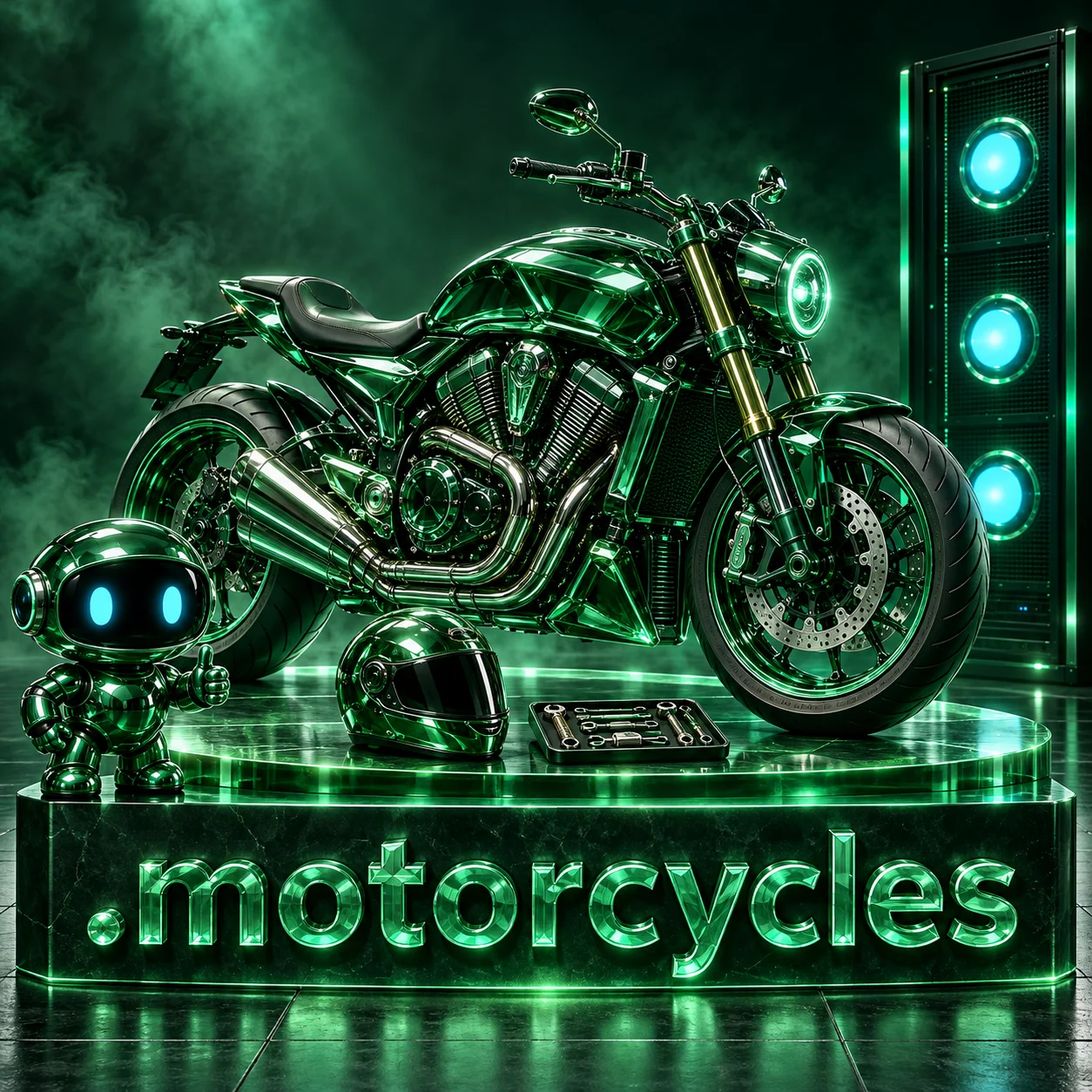 تصویر اختصاصی .motorcycles، ربات و سرورهای شبکه