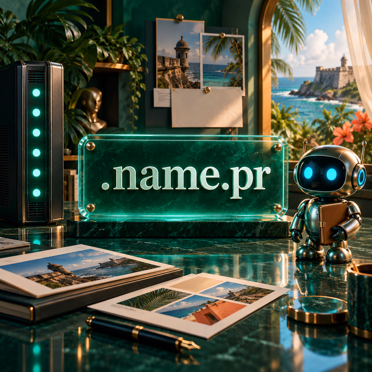 استودیوی طراحی هویت شخصی با آلبوم نمونهکار و نشان چندبخشی .name.pr.
