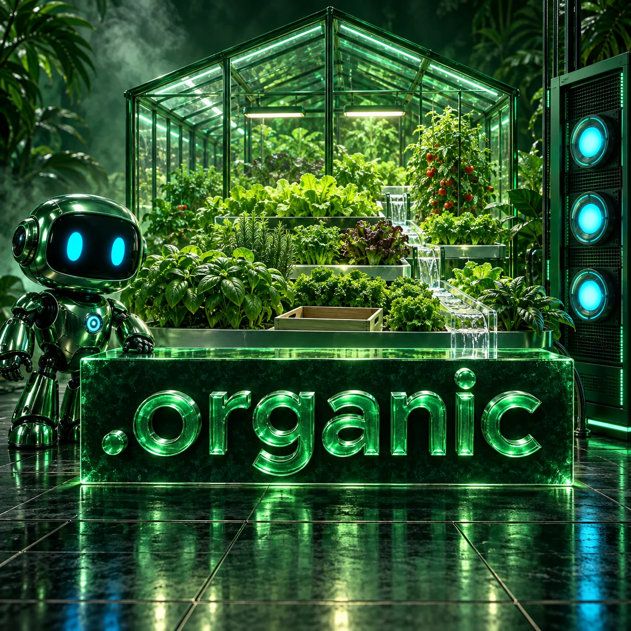 تصویر اختصاصی .organic، ربات و سرورهای شبکه
