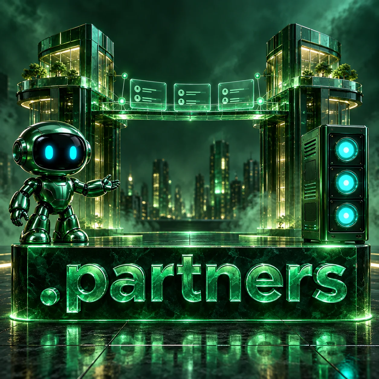 تصویر اختصاصی .partners، ربات و سرورهای شبکه