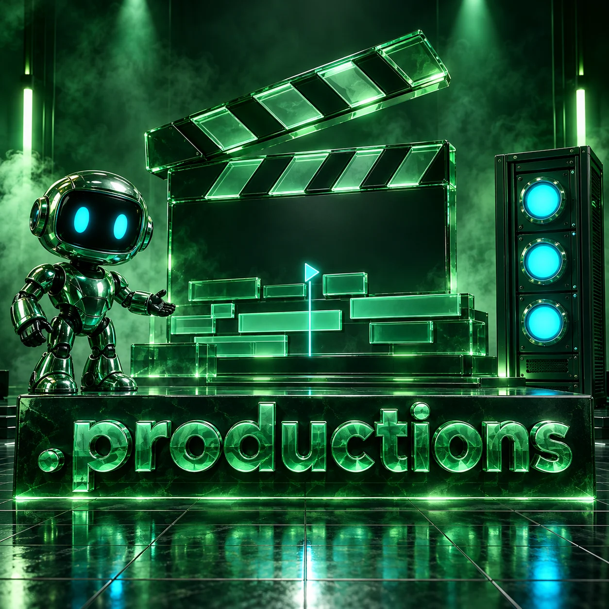 تصویر اختصاصی .productions، ربات و سرورهای شبکه