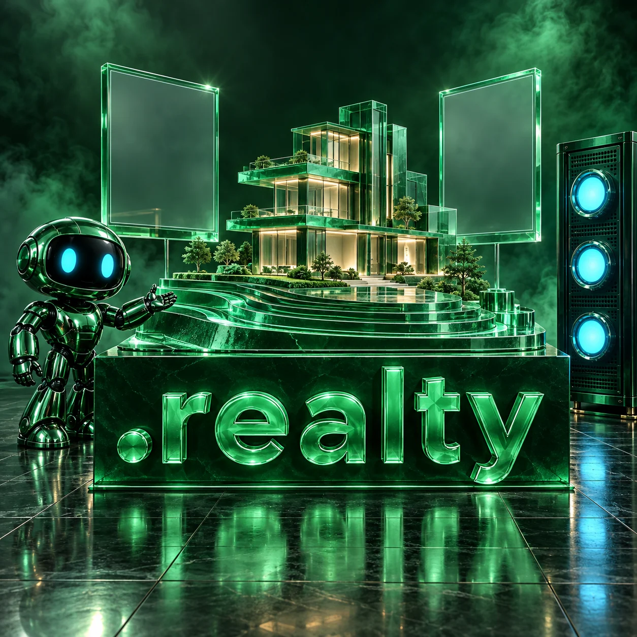 تصویر اختصاصی .realty، ربات و سرورهای شبکه